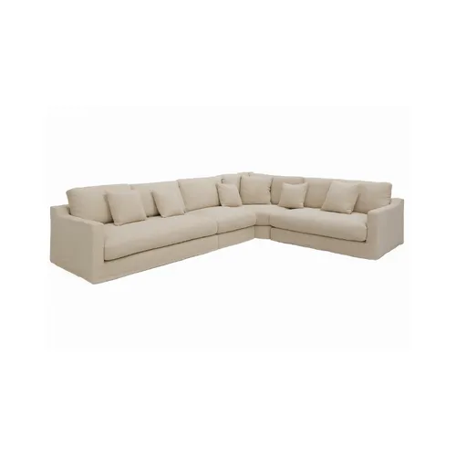 SOFA EN L MILANO LINO HEAVY en Off-white - Sillones y sofás, Uruguay | Masinfinito Casa