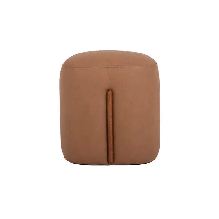 Puff Cuero-100-natural Marron Malta Tostado en Marrón - Sillones y sofás, Uruguay | Divino, vista 2