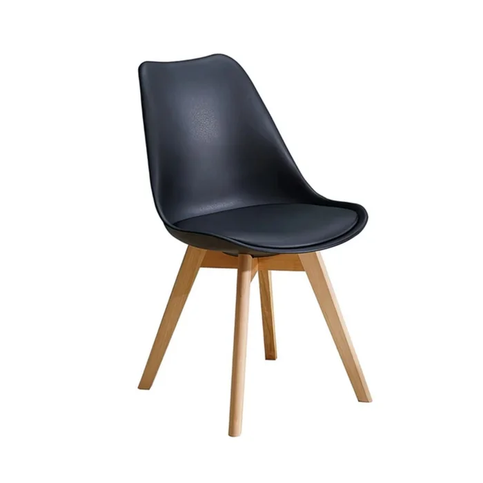Silla Eames Tapizada - Negro en Negro - Sillas, Uruguay | La Cueva Muebles, vista 2