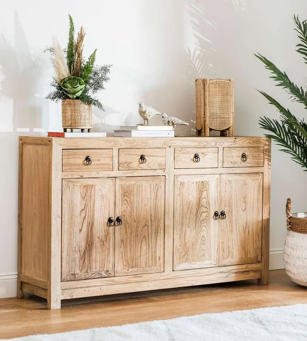 APARADOR DE OLMO MACIZO - 1.50 MTS en Madera natural - Bibliotecas, Uruguay | La Iberica, vista 13