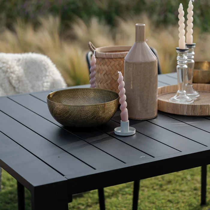 Mesa de exterior Rhodas - 160x100cm en Negro - Mesas de living, Uruguay | Walnut, vista 2