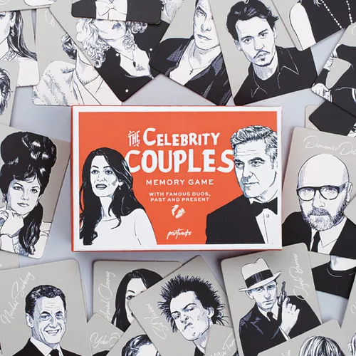 Juego Memo Celebrity couples - Decoración, Uruguay | Martinika Deco