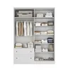 Placard 4 Puertas Mdf Blanco Americano Plus en Blanco - Roperos y placares, Uruguay | Divino, vista 2 de 4