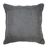 Almohadón C/ribete Algodon Gris Ank Grafito en Gris - Textiles, Uruguay | Divino, vista 1 de 4