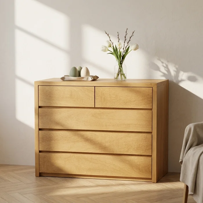 Cómoda Cedro 120 en Madera natural - Dormitorio, Uruguay | Diseno Montevideo, vista 4