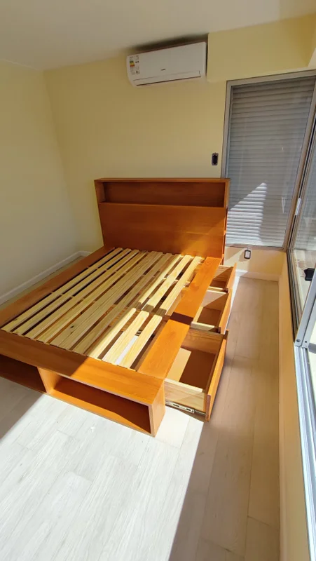 Cama Ginebra en Madera natural - Dormitorio, Uruguay | Tree House Deco, vista 17