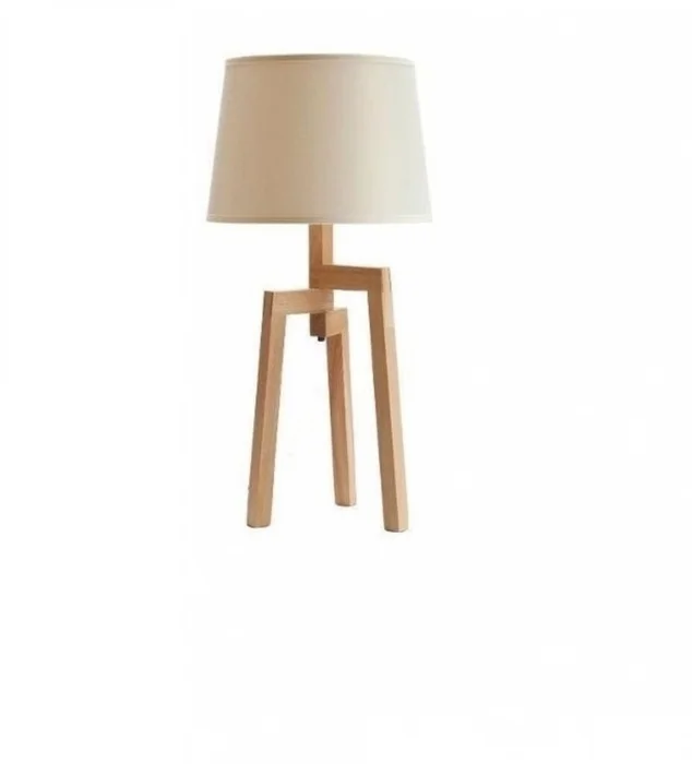 Lampara de Mesa TRIPODE Natural en Beige - Lámparas de mesa, Uruguay | Finkel