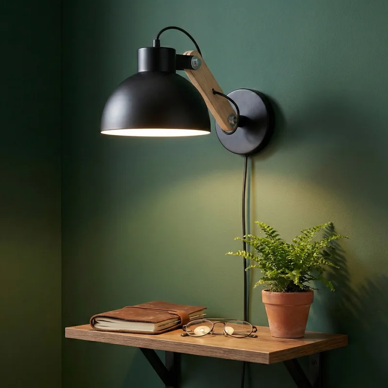 Aplique de Pared Nora Swing en Negro - Iluminación, Uruguay | La Perla, vista 4