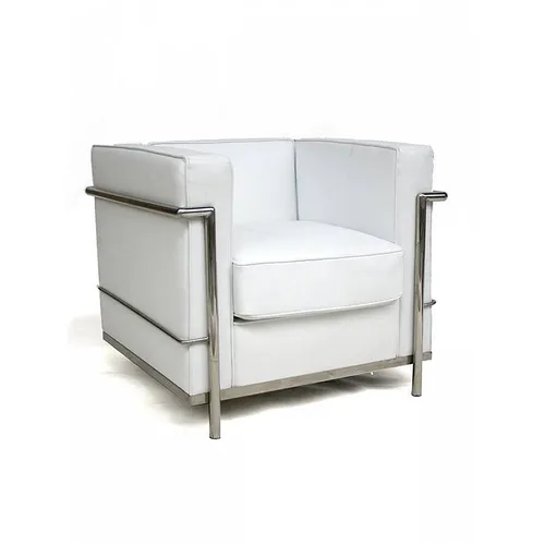 Poltrona le corbusier en Blanco - Butacas, banquetas y puffs, Uruguay | New York Home