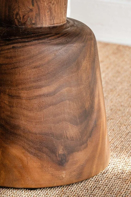 MESA ALMOND - SUAR TOSTADO - DIAMETRO 70 CMS en Marrón - Mesas de living, Uruguay | La Iberica, vista 3