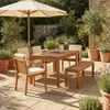 Mesa de Patio Madera de Teca - Caraíva 160 en Madera natural - Muebles para el exterior, Uruguay | Rústico Hogar, vista 2 de 4