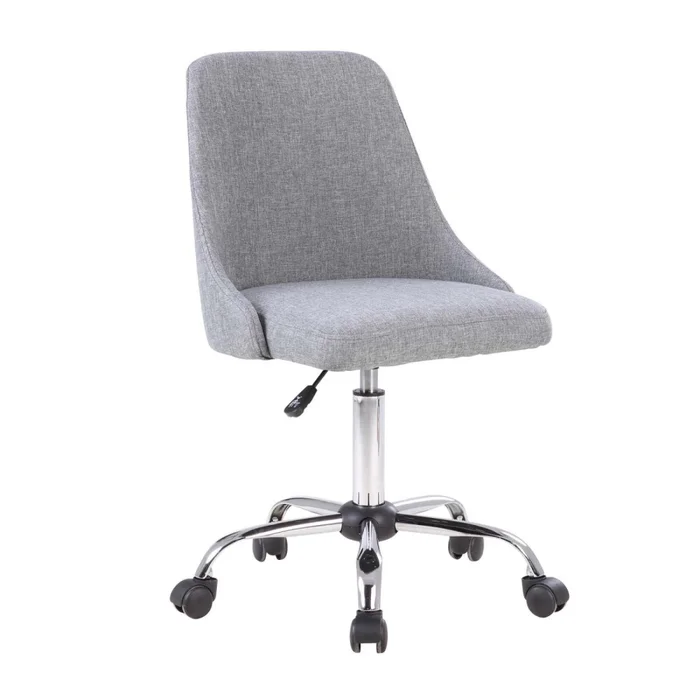 Asiento De Oficina Tela Gris D713f en Gris - Escritorios y sillas de escritorio, Uruguay | Divino, vista 2