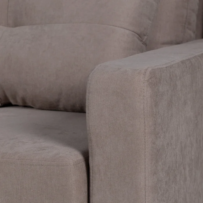 Sofá Cama Nizza - Tela Microfibra - 9249 (Tostado) en Beige - Sillones y sofás, Uruguay | Nyr, vista 5