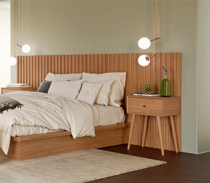 Respaldo de Cama Toledo en Madera natural - Respaldos de cama, Uruguay | Casa Brava, vista 3