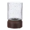 FAROL DE MADERA MANGO D8x13CM MARRON TRANSPARENTE - Velas y Portavelas, Uruguay | Decohogar, vista 2 de 4