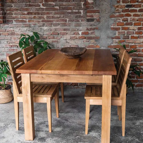 MESA DE COMEDOR NAUFRAGADOS 160x100 en Madera natural - Mesas de comedor, Uruguay | Fundamento Muebles