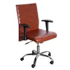 Asiento De Oficina Pu-y-metal Marron Hy-537 en Marrón - Escritorios y sillas de escritorio, Uruguay | Divino, vista 2 de 6