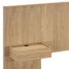 Respaldo 2 plazas continuo con mesa de luz - Nordik - Text Frizz en Madera natural - Respaldos de cama, Uruguay | Ecowood, vista 3 de 3