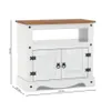 Mesa de tv Linea Naturale - Blanco/Roble en Multicolor - Muebles para TV, Uruguay | La Cueva Muebles, vista 6 de 6