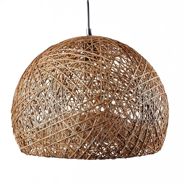 Luminaria Colgante Hongo 50 cm - Hilo de cartón - Lámparas colgantes, Uruguay | Bascu House
