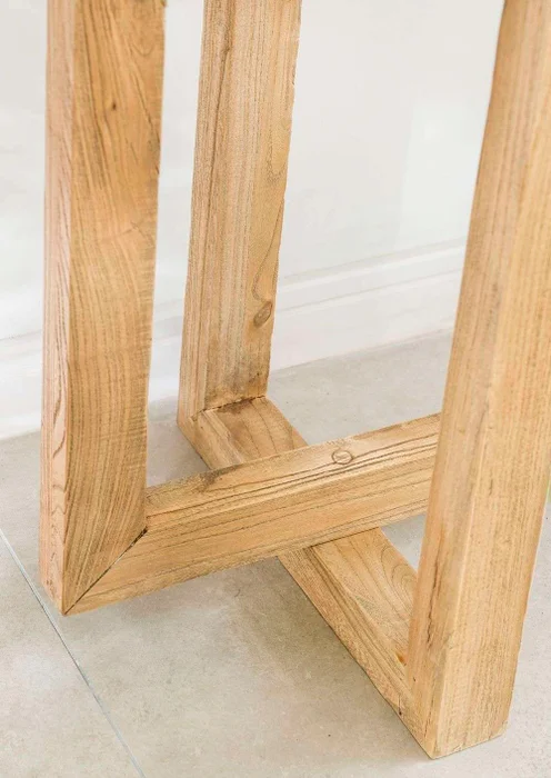 MESA DE ARRIMO / CONSOLA GEO - OLMO - 1.40 MTS en Madera natural - Bibliotecas, Uruguay | La Iberica, vista 14