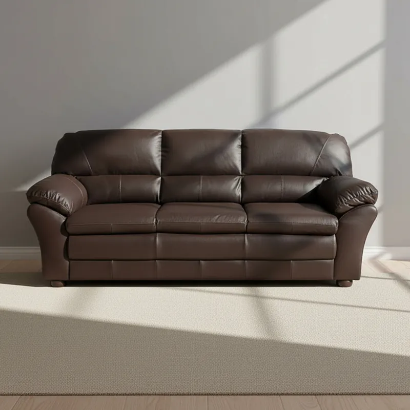 Sillón 3 Cuerpos Cuero Marron Florencia Choc. en CHOC. - Sillones y sofás, Uruguay | Divino