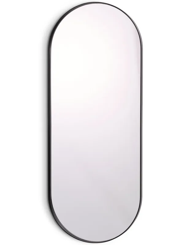 Espejo MARSTAL oval 40x100 negro en Negro - Espejos, Uruguay | JYSK