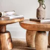 MESA ALMOND - SUAR TOSTADO - DIAMETRO 70 CMS en Marrón - Mesas de living, Uruguay | La Iberica, vista 17 de 20