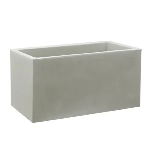 Maceta Cubo Flower Box en Gris - Macetas, Uruguay | Tutto Deco
