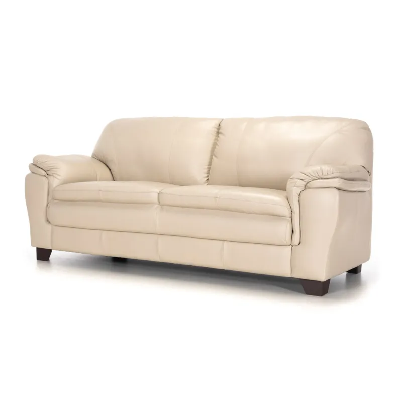 Sofá Arezzo - Cuero Básico - 3 cuerpos - Arena - (Preventa) en Beige - Sillones y sofás, Uruguay | NYR