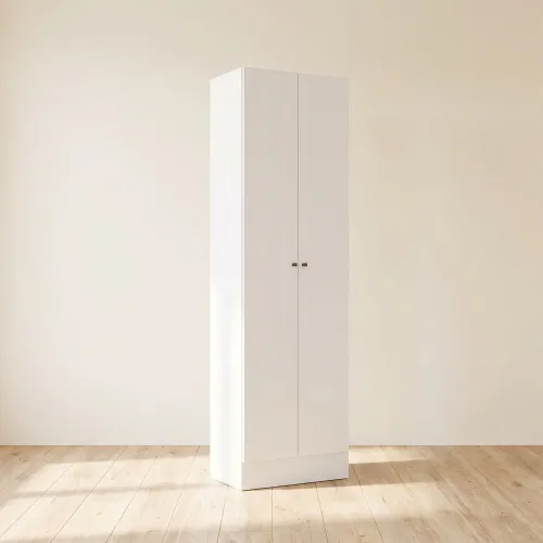 Placard Multiuso 2 Puertas Mdp Blanco New Space en Blanco - Roperos y placares, Uruguay | Divino