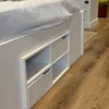Cama Madera Maciza Con Cajones - Queen - Blanco - Dormitorio, Uruguay | Ecowood, vista 3 de 14