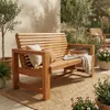 Sillón curvo 2 cuerpos exterior — Serra Amoblamientos en Madera natural - Muebles para el exterior, Uruguay | Serra Amoblamientos, vista 5 de 5