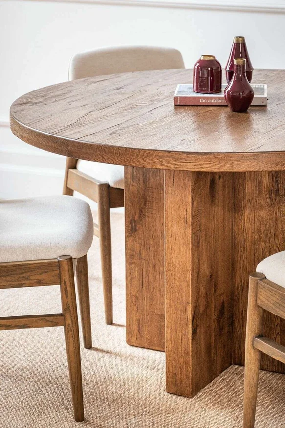 MESA COMEDOR GALERIE - HAYA MACIZA - 1.20 MTS en Marrón - Mesas de comedor, Uruguay | La Iberica, vista 2