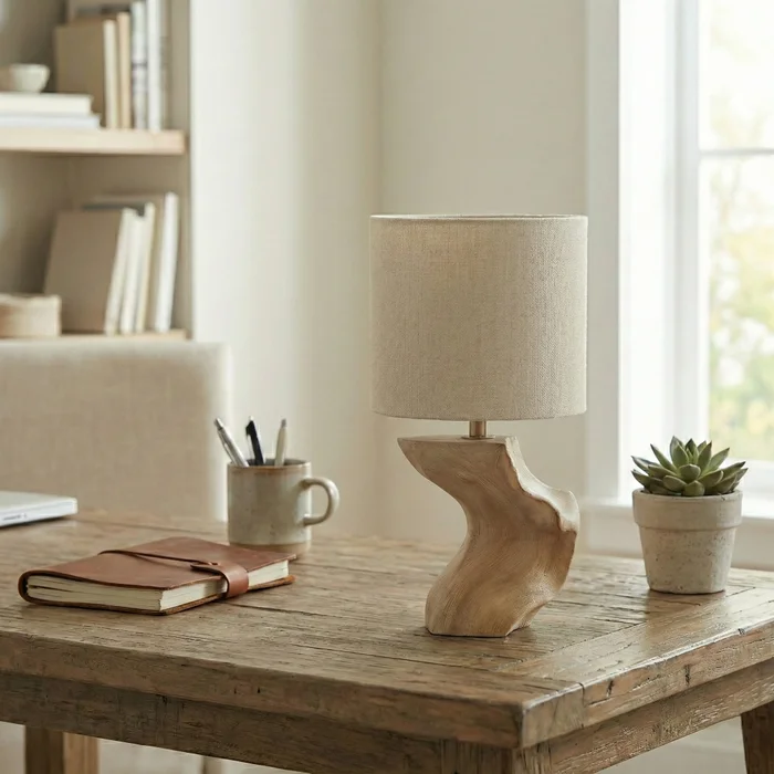 Lámpara de Mesa Nativo Organic Flow en Madera natural - Lámparas de mesa, Uruguay | La Perla, vista 2