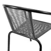 Silla de Rattan New - Negro en Negro - Muebles para el exterior, Uruguay | Rústico Hogar, vista 3 de 4