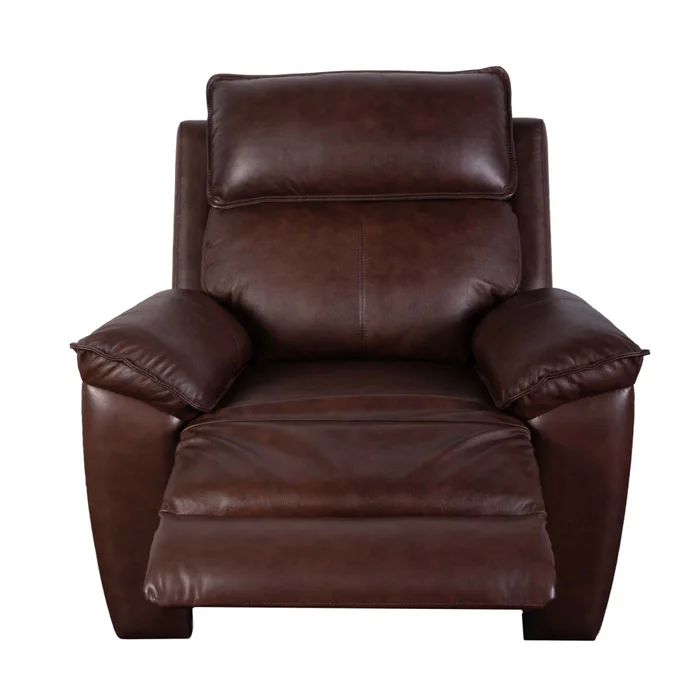 Recliner Eléctrico 1 Cuerpo Cuero-y-simil-cuero Marron Joshua en Marrón - Sillones y sofás, Uruguay | Divino, vista 5