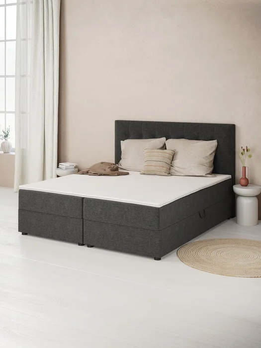Cama cont almac Queen 160x200 PLUS C40 gr-40 en Gris - Dormitorio, Uruguay | JYSK