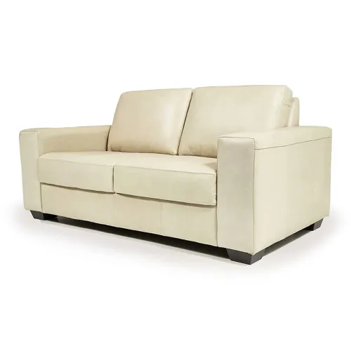 Sofá Loretto - Cuero Natural - 2 cuerpos - A fabricar en Beige - Sillones y sofás, Uruguay | NYR