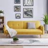 Sillón Cama Mìa en Tela - Mostaza - Sillones y sofás, Uruguay | Ecowood, vista 1 de 3