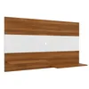 Panel para Tv Lucerna con 2 Estantes -Nogal Manchester/Blanco - Muebles para TV, Uruguay | Berna home, vista 1 de 2