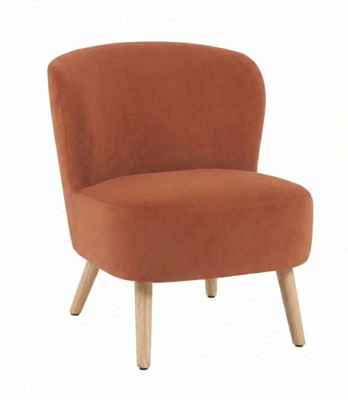 Butaca Tela Naranja Mila Terracot en Terracota - Sillones y sofás, Uruguay | Divino, vista 3