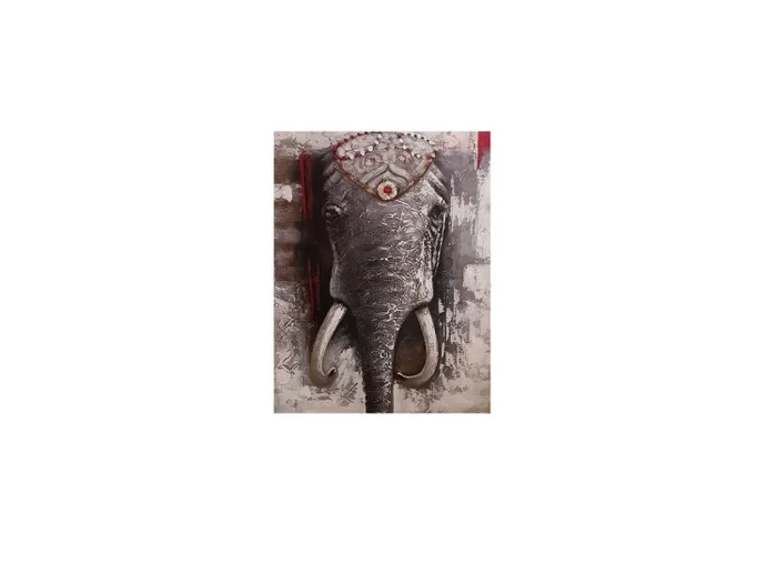 Oleo Decorativo Elefante India Grande en Oleo Decorativo Elefante India Grande - Decoración de pared, Uruguay | Finkel, vista 2
