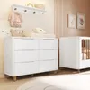 Cómoda 6 Cajones Infantil - Boom - Blanco en Blanco - Cómodas, Uruguay | Rústico Hogar, vista 2 de 4