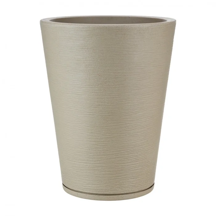 MACETA 38X57CM GENEBRA GRAPHITO EFECTO PIEDRA BEIGE en Beige - Macetas, Uruguay | Decohogar, vista 2