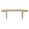Mesa Ratona Madera-de-mango Natural-beige Oval Natural en Beige - Mesas de living, Uruguay | Divino, vista 3 de 4