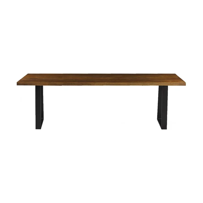 Banco De Comedor Madera-y-metal Marron York en Marrón - Sillas, Uruguay | Divino, vista 2