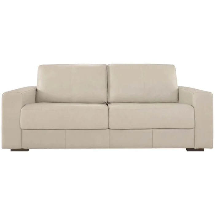 Sillón 2 Cuerpos Cuero-100-natural Natural-beige Texas Crema en Beige - Sillones y sofás, Uruguay | Divino, vista 2
