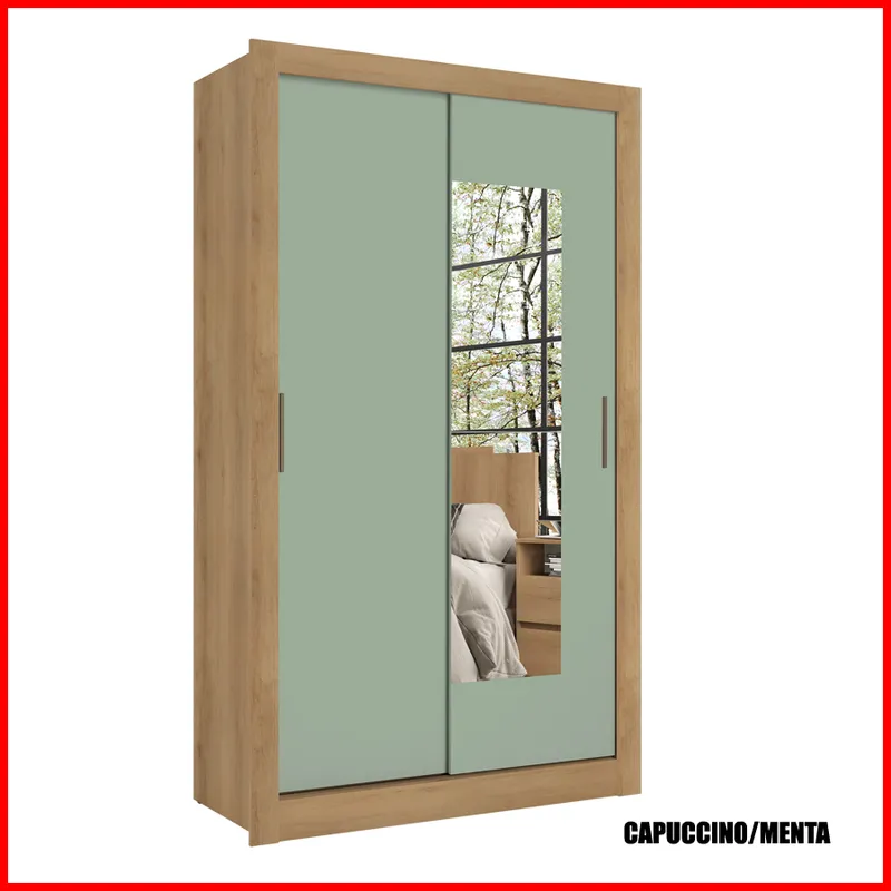 Placard puertas corredizas con espejo – City - Roperos y placares, Uruguay | Punto Unión