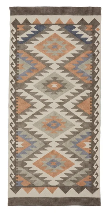 Alfombra REINROSE 65x140 rombos colores en Multicolor - Alfombras, Uruguay | JYSK